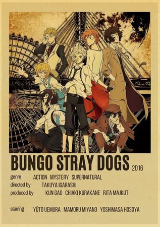 بوستر كلاب ضالة |  Bungo Stray Dogs