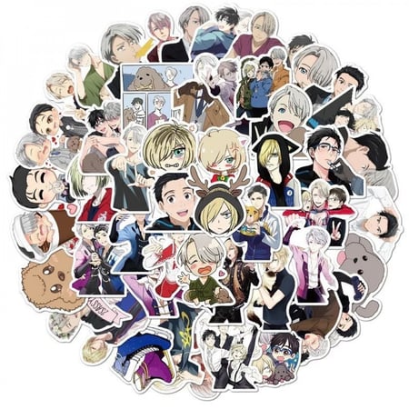 50Pcs YURI on ICE Stickers | 50 ملصق يوري على الجليد