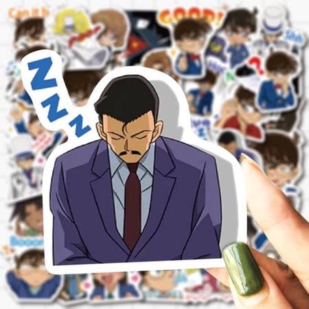 50Pcs Detective Conan Stickers | 50 ملصق المحقق كونان