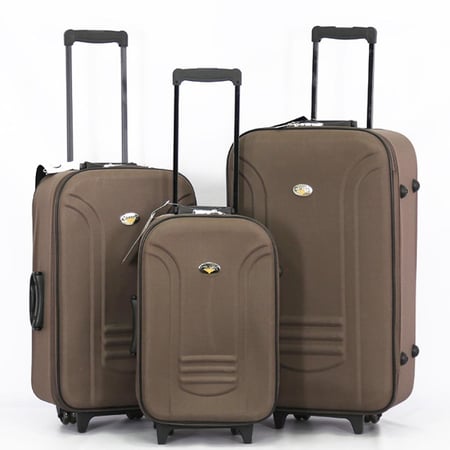 طقم حقائب سفر تروللي ثلاث قطع