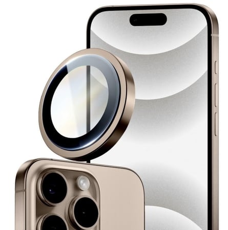 حماية كاميرا الياقوت ( SAPPHIRE) لاآفون 16بروماكس -16 برو- سهلة التركيب من اكس وولف