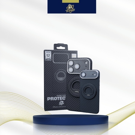 كفر كاربون فايبر الأصلي مع مسكه و حماية كاميرا لسلسلة 17 من اكس والف