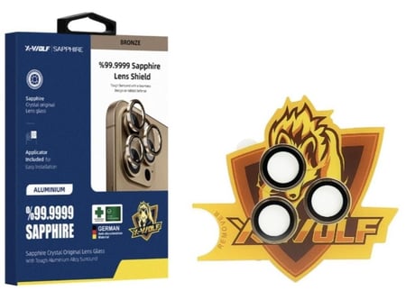 حماية كاميرا الياقوت ( SAPPHIRE) لاآفون 16بروماكس -16 برو- سهلة التركيب من اكس وولف