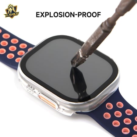 اكس وولف - حماية ساعه الترا مقاس 49MM- شفاف