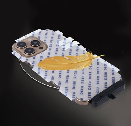 بكج حمايه متكامل شفاف لسلسلة ايفون 16 - من دير