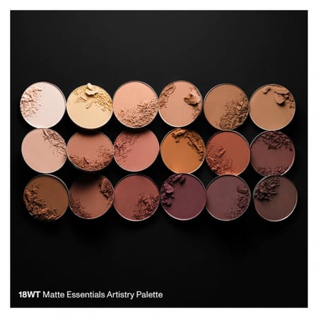 18WT Matte Essentials artistry palette