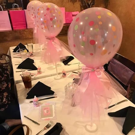 حامل بالون بقاعدة ، لتزيين الحفلات والمناسبات ،