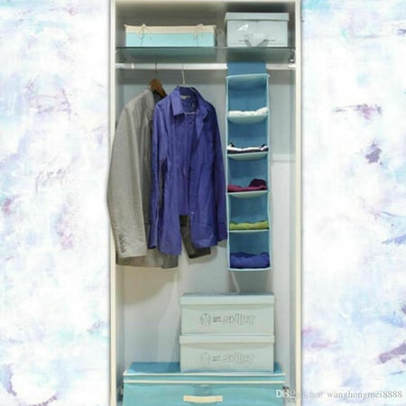 منظم ملابس علاق ، حجم مناسب للدواليب لترتيب الملابس الداخلية ، لسكارفات ... والكثير