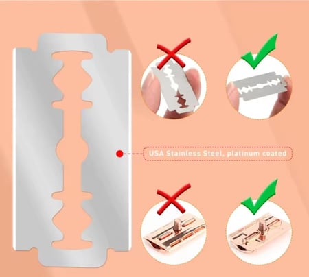 موس حلاقة لإستخدام طويل الأمد مناسب لكلا الجنسين