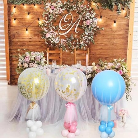 حامل بالون بقاعدة ، لتزيين الحفلات والمناسبات ،