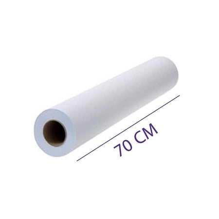 رول ورق ابيض ارتفاع 70 سم