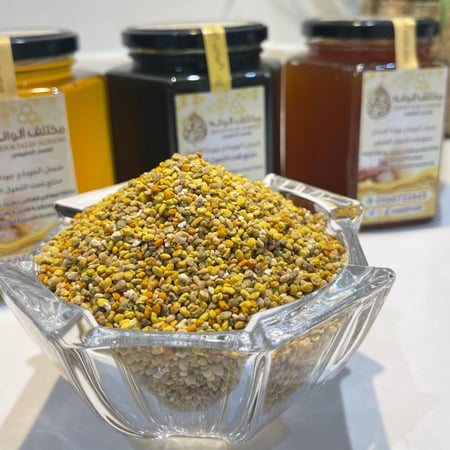 عبوة حبوب اللقاح البلدي المغلقة بحجم 250 جرام