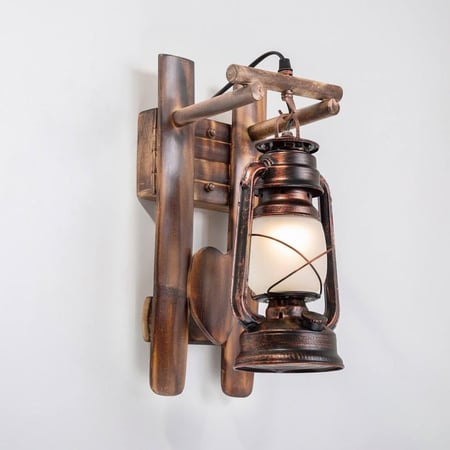 فانوس خشبي تراثي