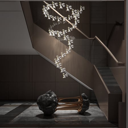 قطع كريستال تعليق سقف وثريا