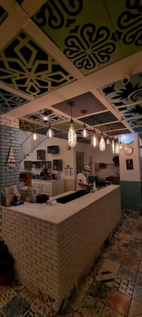 انارة فيلمنت ديكور رمادية كروية