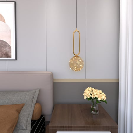 معلقة ليد مودرن كرة زجاج