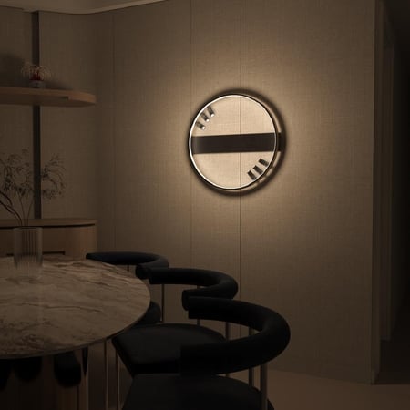 إنارة ذهبية مودرن لطش بلمبات موجهة