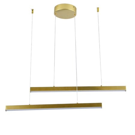 إضاءة سقف خطين مودرن ذهبي