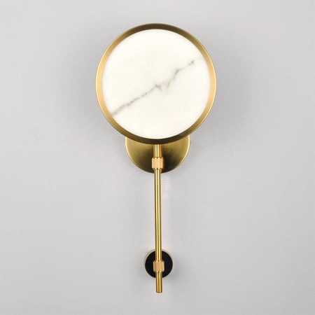 ابليك راقي دائري اكلوريك رخامي باللون الذهبي