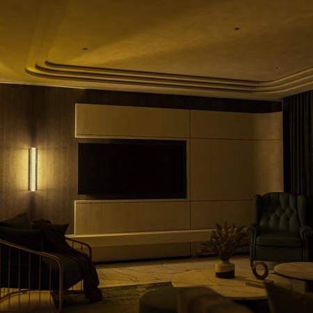 إضاءة جدارية كلاسيك ذهبي طولية