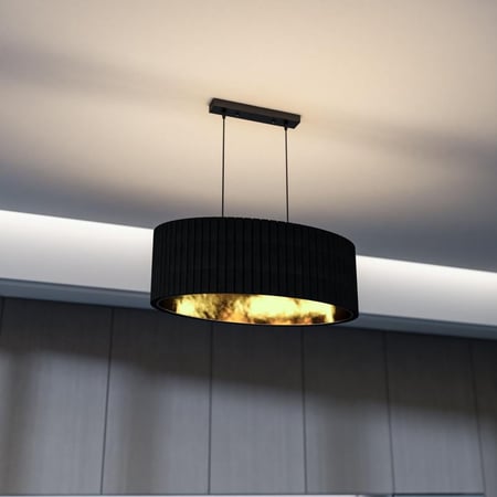 ثريا علاقي مودرن دائري اسود