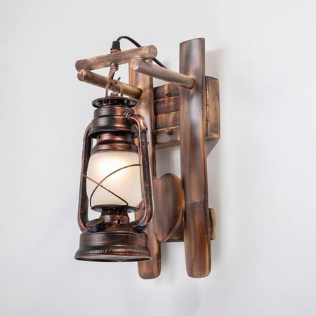 فانوس خشبي تراثي