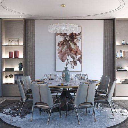 ثريا كلاسيك دوائر كريستال