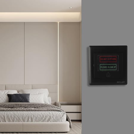 مفتاح جرس حديث أسود برلنت لايت