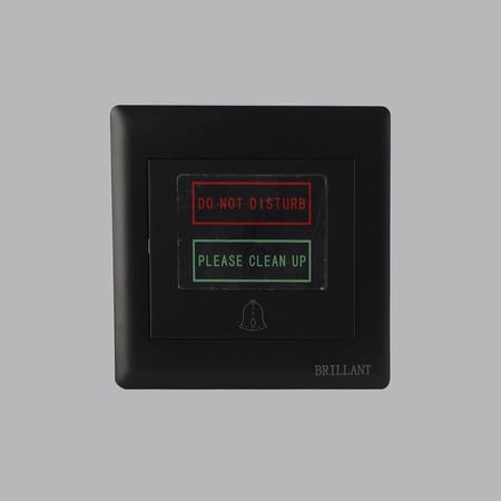 مفتاح جرس حديث أسود برلنت لايت