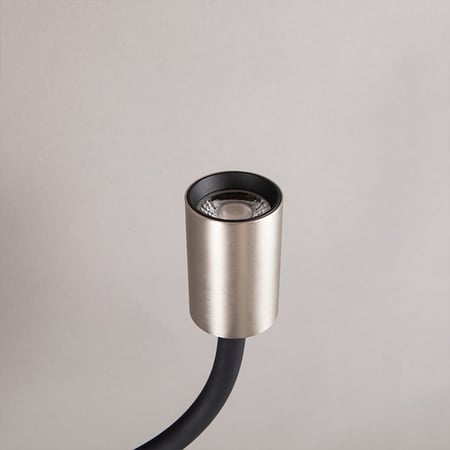 لمبة حائط فضية متحركة