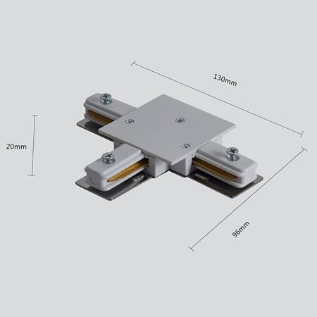 توصيلة مسار إضاءة ثلاثية دفن
