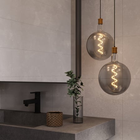 انارة فيلمنت ديكور رمادية كروية