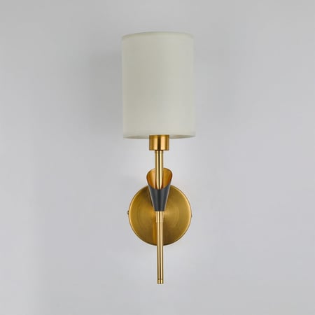 ابليك كلاسيك مفرد ذهبي مع قمع قماشي