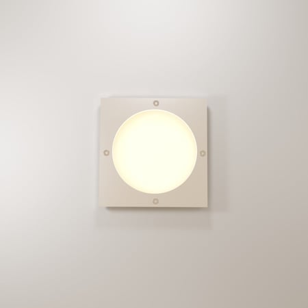 كشاف دفن أرضي مربع من الستانلس ستيل