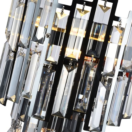 ابليك جدار نيوكلاسيك شرائح كريستال فضي