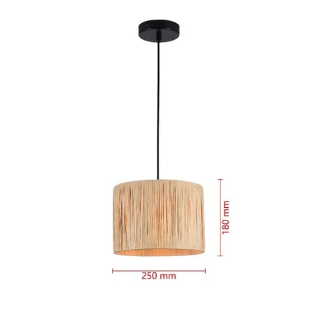 إضاءة ديكور سقف ريفي 25 سم