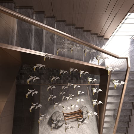 قطع كريستال تعليق سقف وثريا