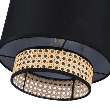 إضاءة خشبية معلقة مفرد قطر 30 سم