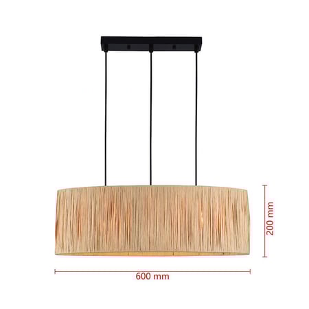 إضاءة علاقي ستايل ريفي 60 سم