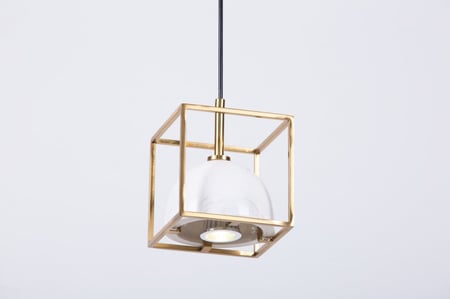 ثريا رخام علاقي مودرن أبيض