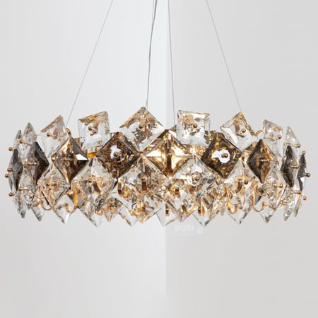 ثريا مودرن كريستال مربعات قطر 60 سم