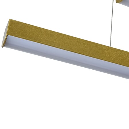 إضاءة سقف خطين مودرن ذهبي