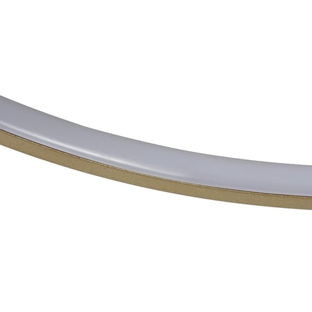 ثريا ليد لطش مودرن دائرية ذهبي