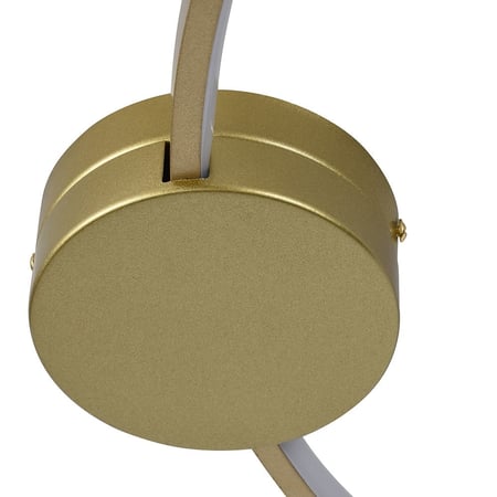 ثريا ليد لطش مودرن دائرية ذهبي