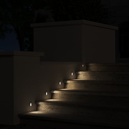 كشاف درج دائري اطار رمادي