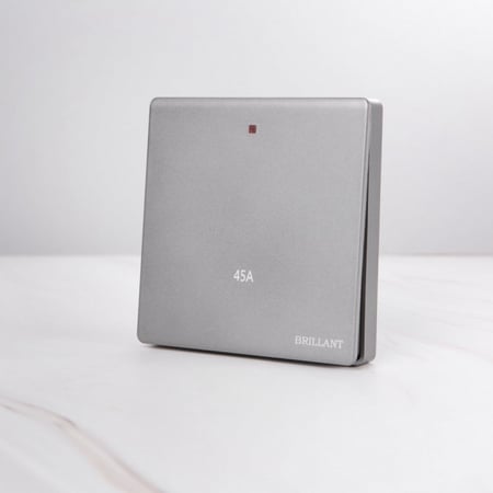 مفتاح مكيف 45 أمبير مودرن رمادي برلنت