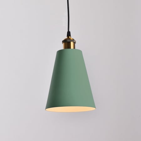 علاقي اضاءة قمع أخضر