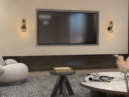 ابليك حائط مودرن اسود