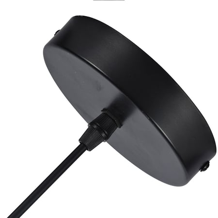 مصباح معلق شبك مفرد اسود