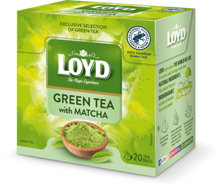 لويد شاي أخضر بالماتشا عبوة هرمية 20*1.5جرام